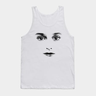 Sinead O'Connor / Minimal Style Aesthetic Design Tank Top